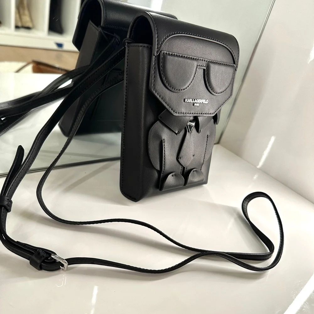 NWT Karl Lagerfeld Paris Ikons Crossbody Bag - Picture 3 of 8